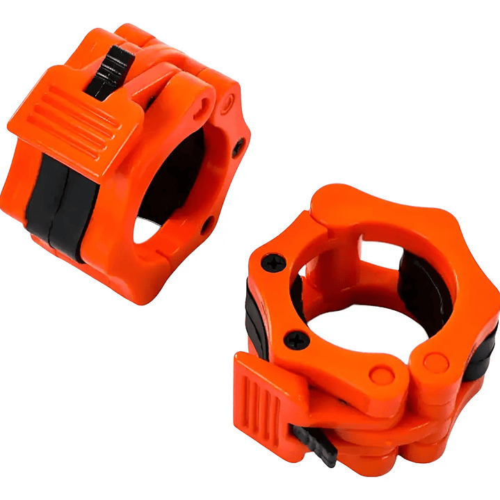 Par De Collarines Barra Olimpica 50mm Pesas Crossfit 14