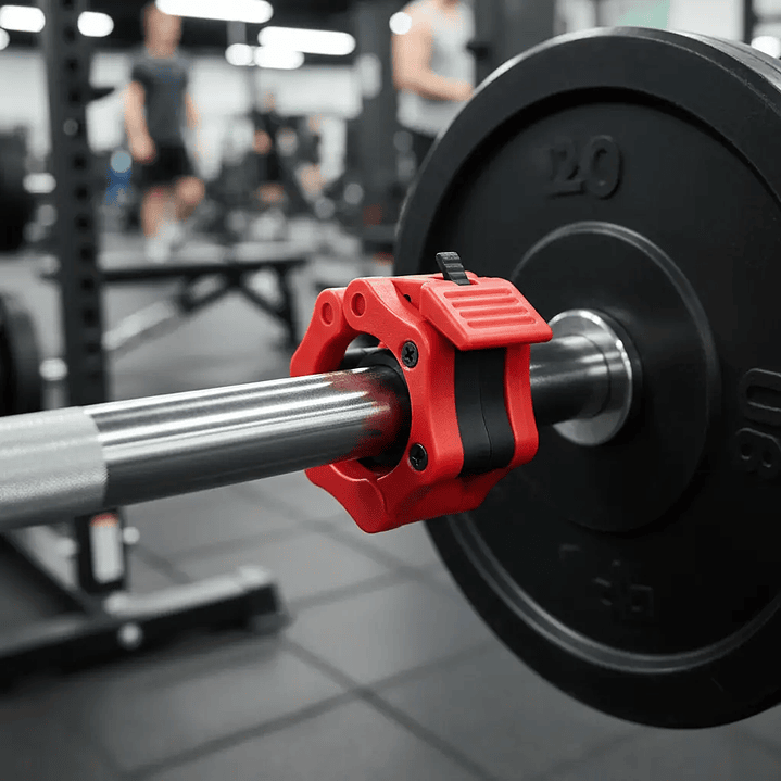 Par De Collarines Barra Olimpica 50mm Pesas Crossfit 15