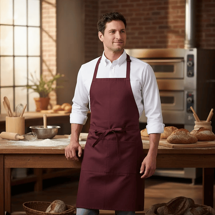 Pechera Delantal Salon Cocina Gastronomia Unisex 1