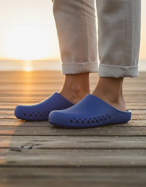 Zapato O Zueco Antideslizante Eva Comodidad Profesional