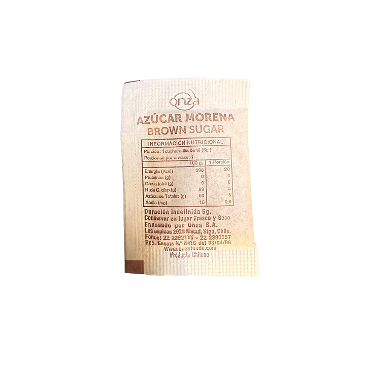 Sachet Azucar Rubia | Morena 5 gr 1000 un 3