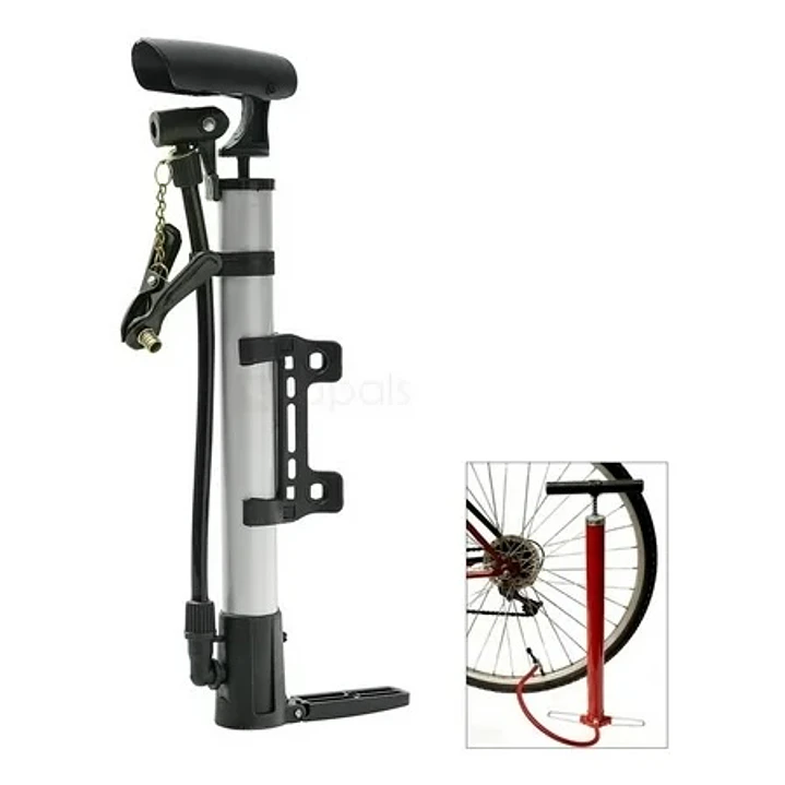Mini Bombin Aluminio y PVC Para Bicicleta Y Pelotas 1