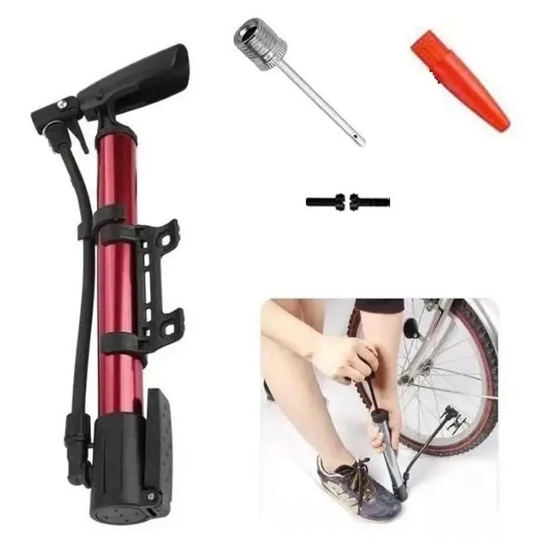 Mini Bombin Aluminio y PVC Para Bicicleta Y Pelotas 7