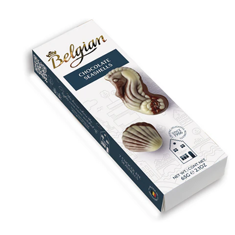 Bombones De Chocolates Belgian Seashells | Conchitas