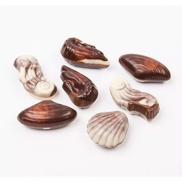 Bombones De Chocolates Belgian Seashells | Conchitas 2