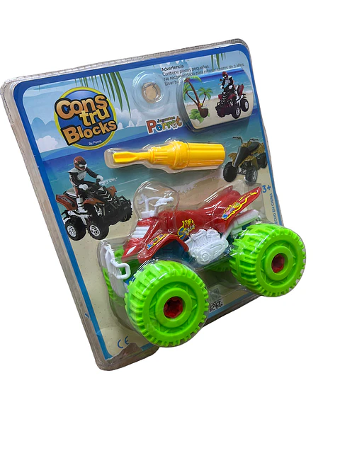 Moto Juguete Playera Armable Didactica