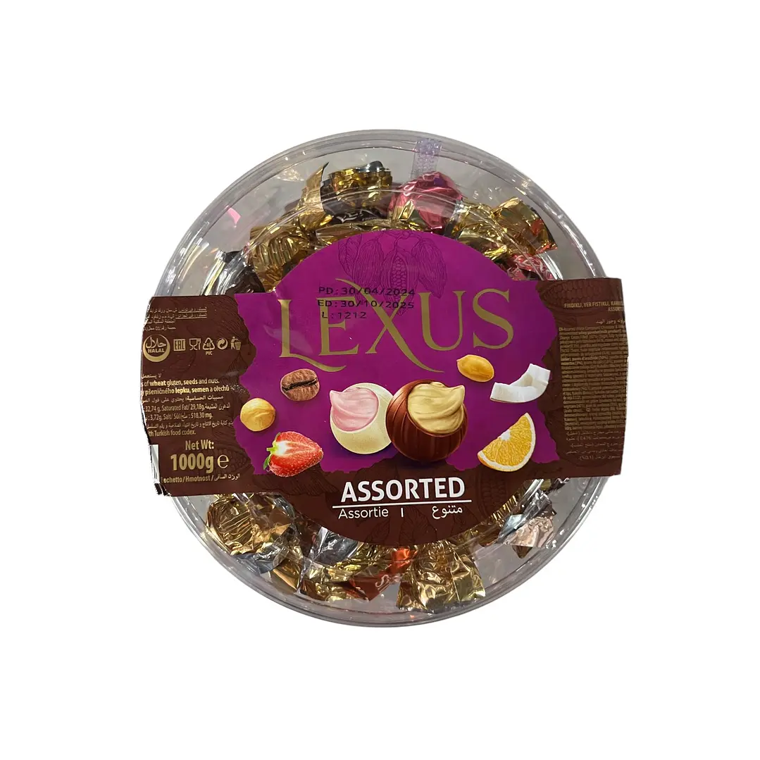 Pote De Bombones Avellana Lexus Surtidos 1kg 5