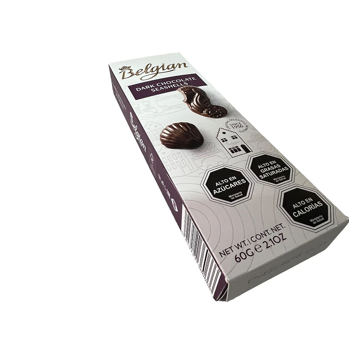 Bombones De Chocolates Belgian Seashells Negro | Conchitas 2