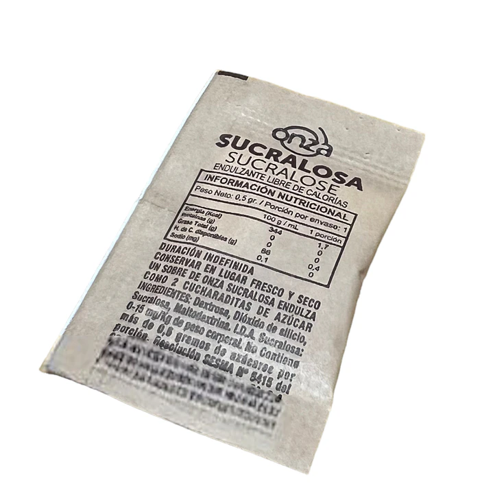 Sachet Sucralosa | Endulzante 0,5g 1000 Un 3