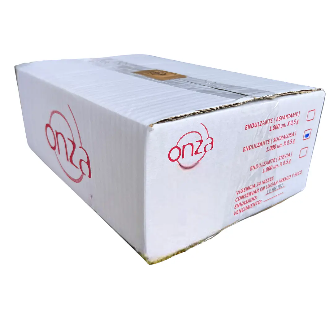 Sachet Sucralosa | Endulzante 0,5g 1000 Un 5