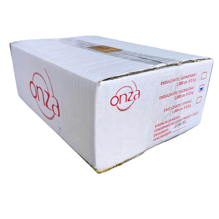 Sachet Sucralosa | Endulzante 0,5g 1000 Un 5