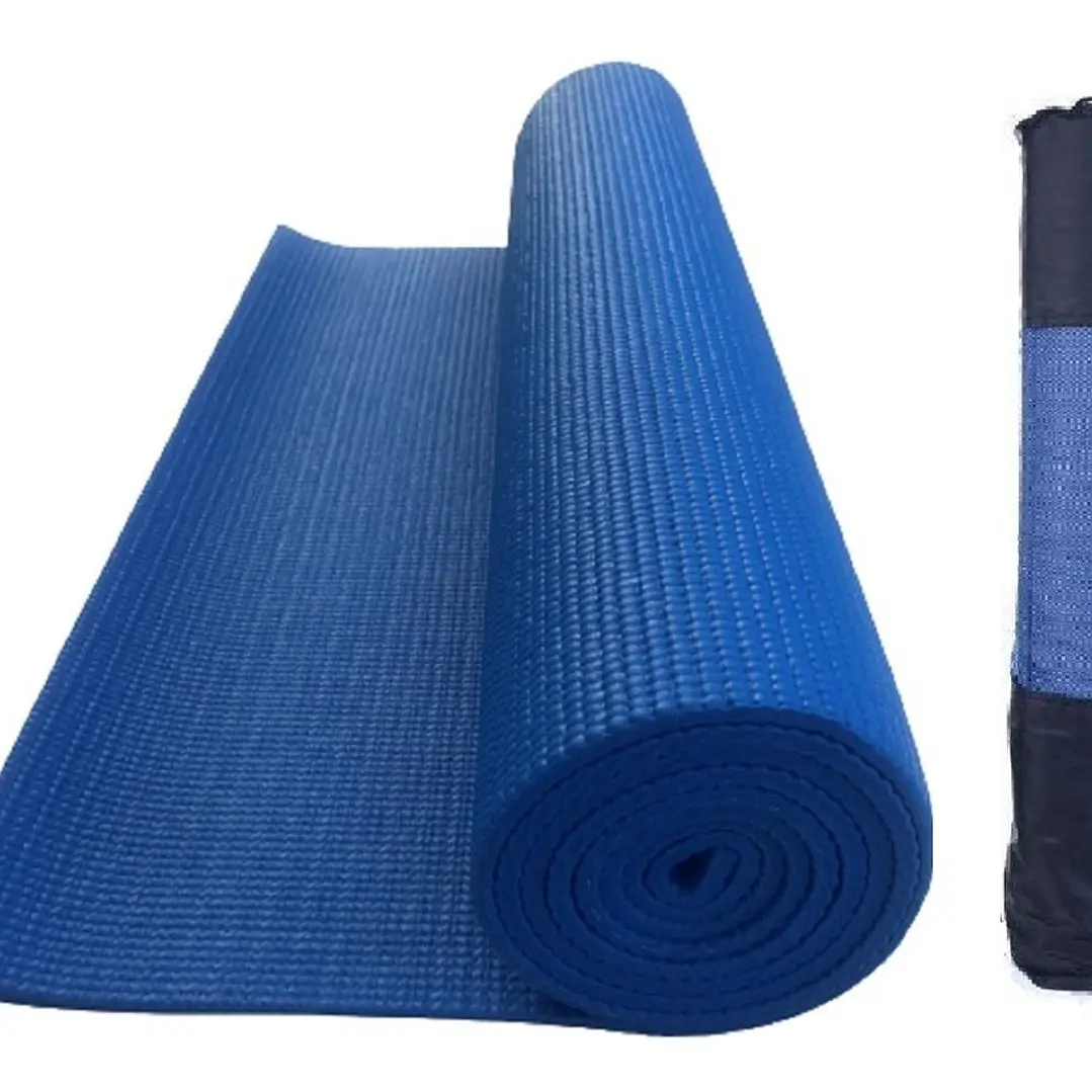 Yoga Mat Colchoneta 8 Mm Bolso + Correa 5