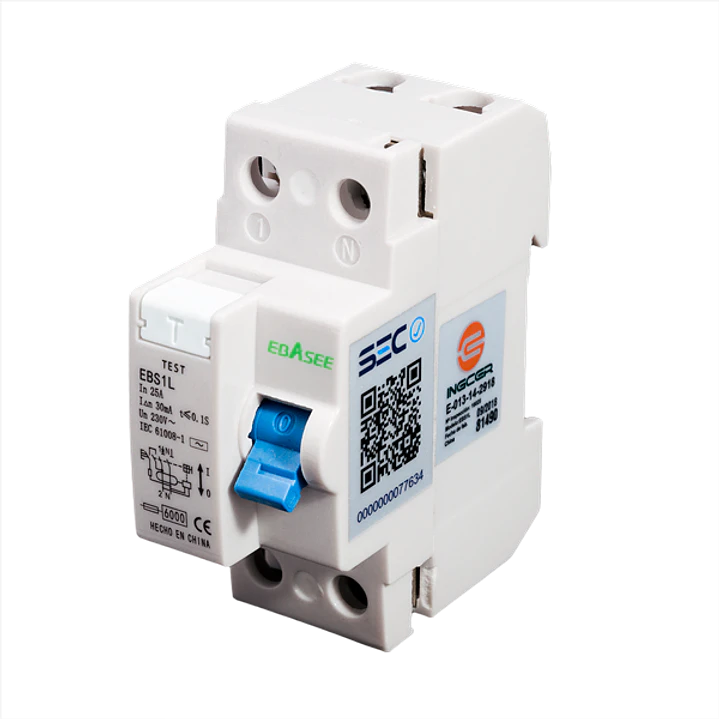 Certificado Diferencial Modular EBA.DIF.CERT.MOD.EBS1L 2x25A/30mA 1