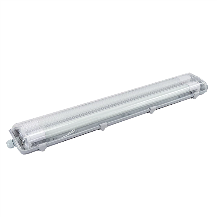 Equipo Estanco LED 120cm con 2 Tubos LED de 18W IP65 1