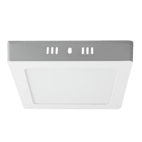 Foco Panel LED sobrepuesto cuadrado de 12W, luz día 6500K