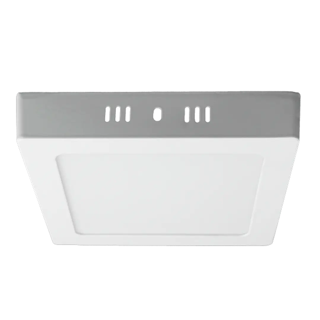 Foco Panel LED sobrepuesto cuadrado de 12W, luz día 6500K 1