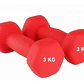 Mancuerna Hexagonal Neopreno Anditeslizante 3kg - Miniatura 6