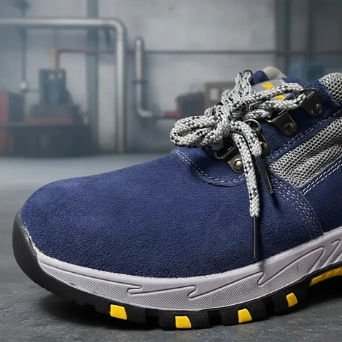 Zapatos De Seguridad Punta De Acero Trabajo Unisex