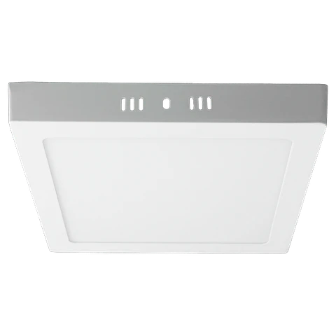 Panel LED cuadrado sobrepuesto de 18W, luz día 6500K