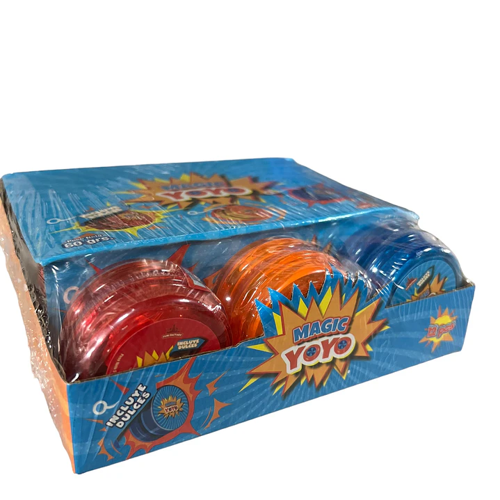 Pack 12 Juguetes + Dulce Sorpresa Cumpleaños Yoyo Mágico 4