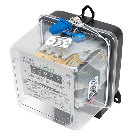 Medidor magnético monofásico certificado de 10(50)A para medición de energía eléctrica