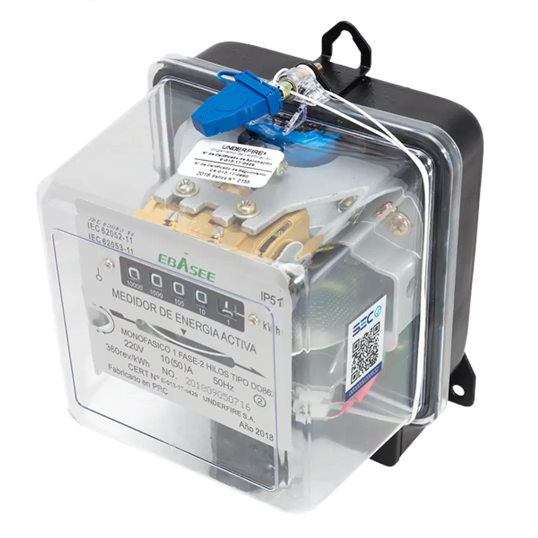 Medidor magnético monofásico certificado de 10(50)A para medición de energía eléctrica 1