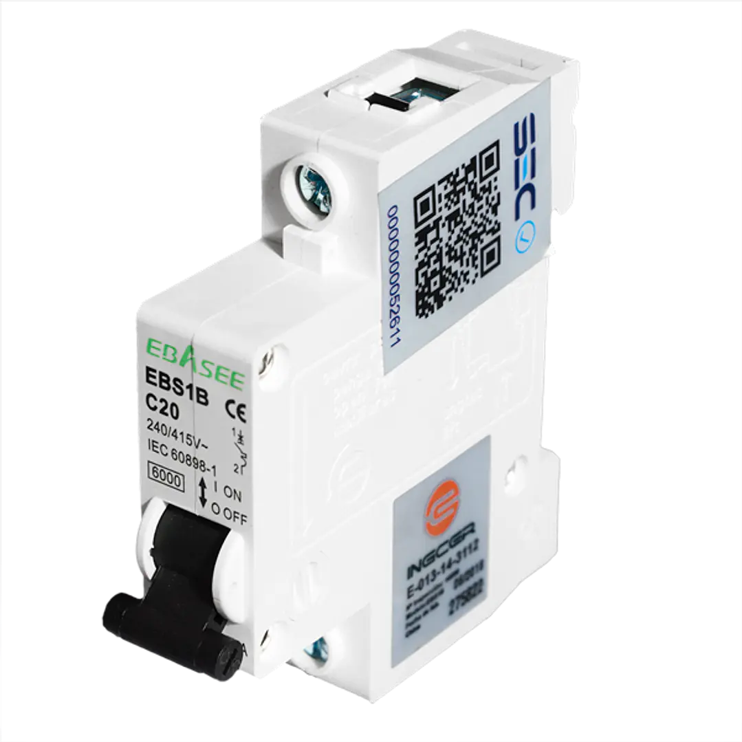 Interruptor automático monofásico C de 20A 6KA 1