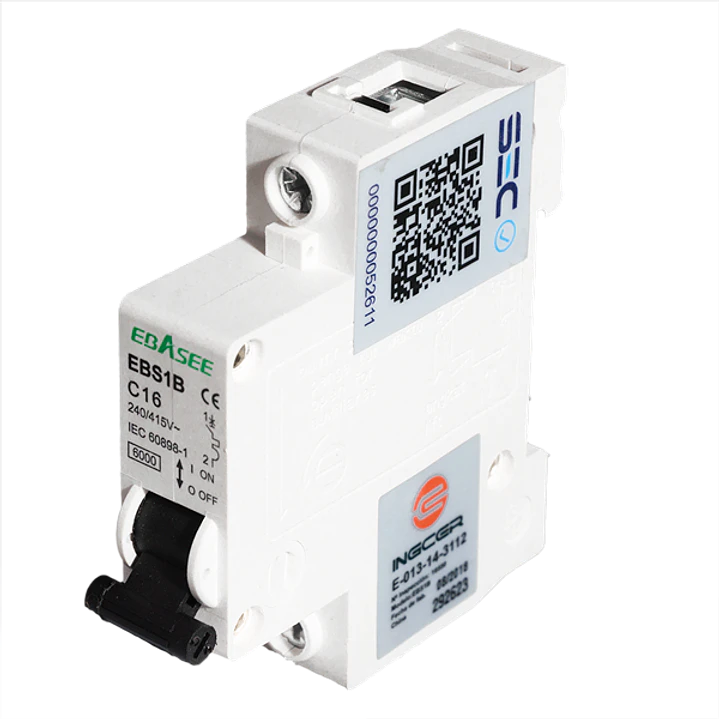 Interruptor automático monofásico C de 16A 6KA 1