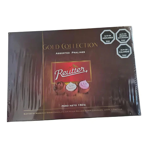 Bombones Rellenos Reutter Chocolate Leche Y Frutilla Caja 150g 15u