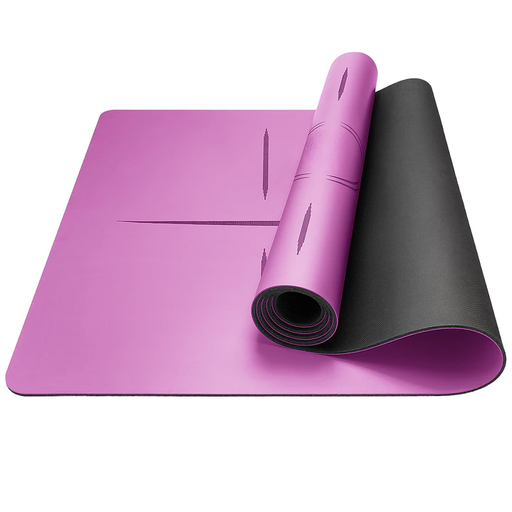 Mat de Yoga Eco Premium Profesional 5 mm - Morado 6