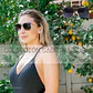 Lentes Anteojos De Sol Ondeck Portofino By Sabrina Sosa Porto Fino Negro Dorado - Miniatura 5