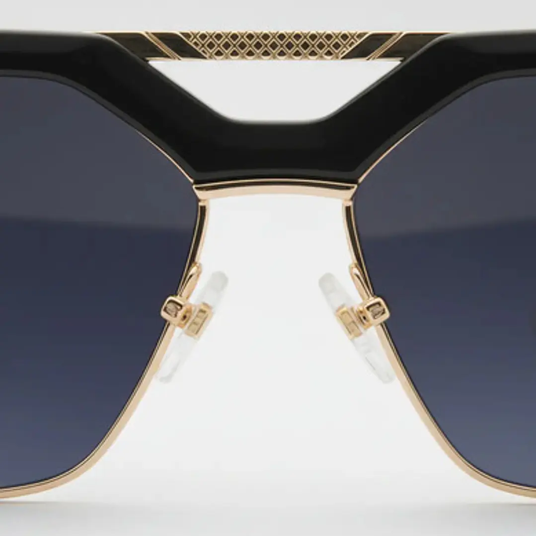 Lentes Anteojos De Sol Ondeck Portofino By Sabrina Sosa Porto Fino Negro Dorado 7