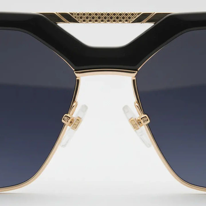 Lentes Anteojos De Sol Ondeck Portofino By Sabrina Sosa Porto Fino Negro Dorado 7
