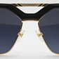 Lentes Anteojos De Sol Ondeck Portofino By Sabrina Sosa Porto Fino Negro Dorado - Miniatura 7