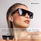 Lentes Anteojos De Sol Ondeck Bari By Sabrina Sosa Bari Marrón Oscuro Negro - Miniatura 4