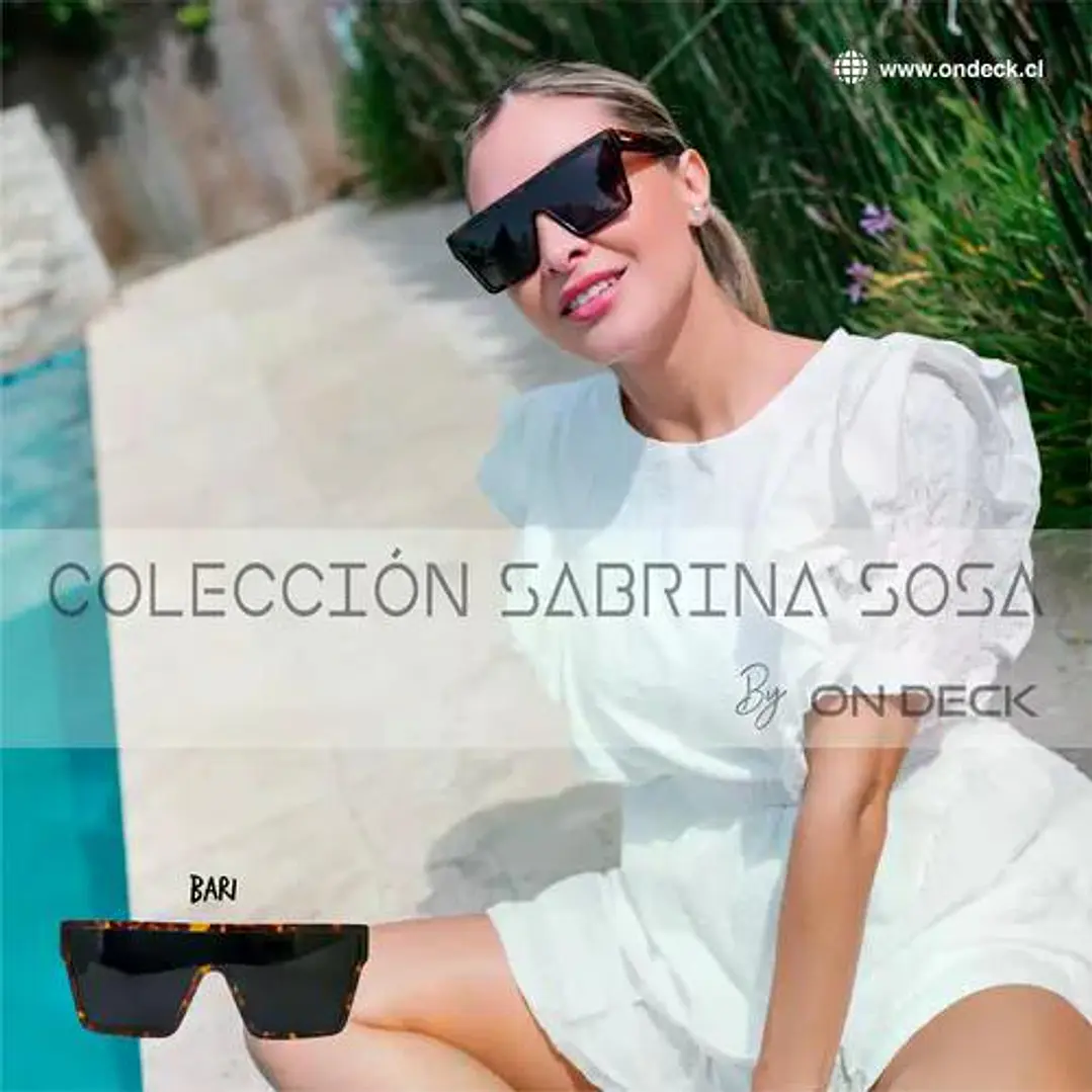 Lentes Anteojos De Sol Ondeck Bari By Sabrina Sosa Bari Marrón Oscuro Negro 5