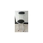 Silla Plegable Portátil Con Respaldo Acolchada Metal Negro Gris - Miniatura 2