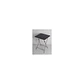 Mesa Plegable Portátil Cuadrada 60x60 Multiuso Negra - Miniatura 1