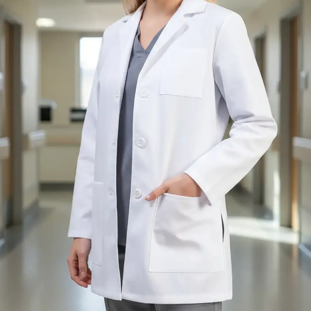 Delantal Clínico O Médico Corto Mujer 3