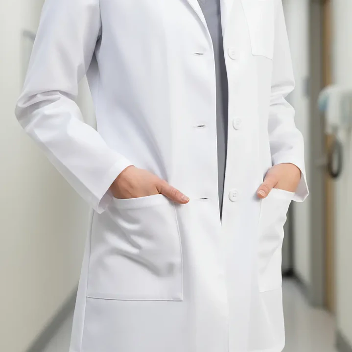 Delantal Clínico O Médico Corto Mujer 6