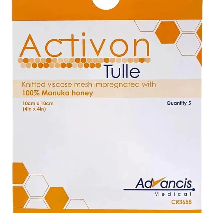 Apósito de Miel Action Tulle 10cm X 10cm 5 un 4