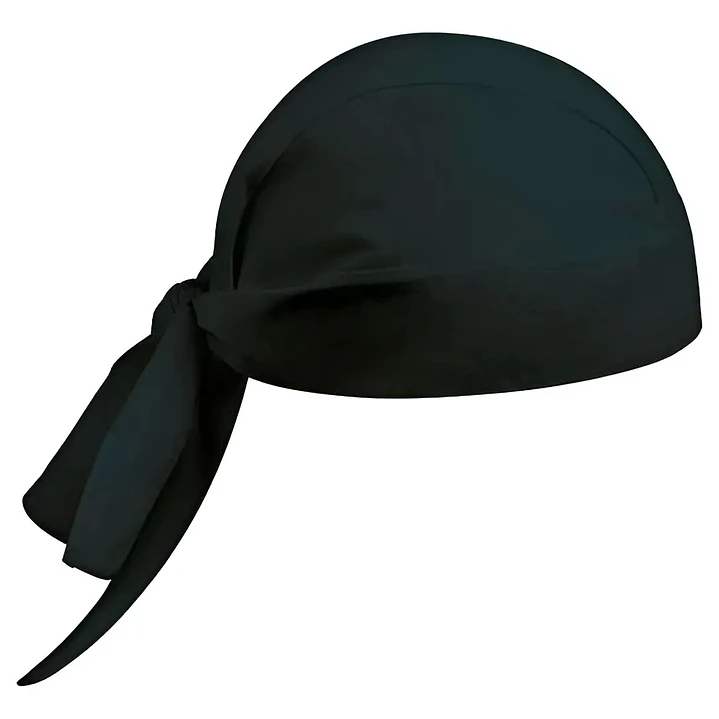 Pack X 4 Gorro O Bandana De Cocina Negro Chef 7