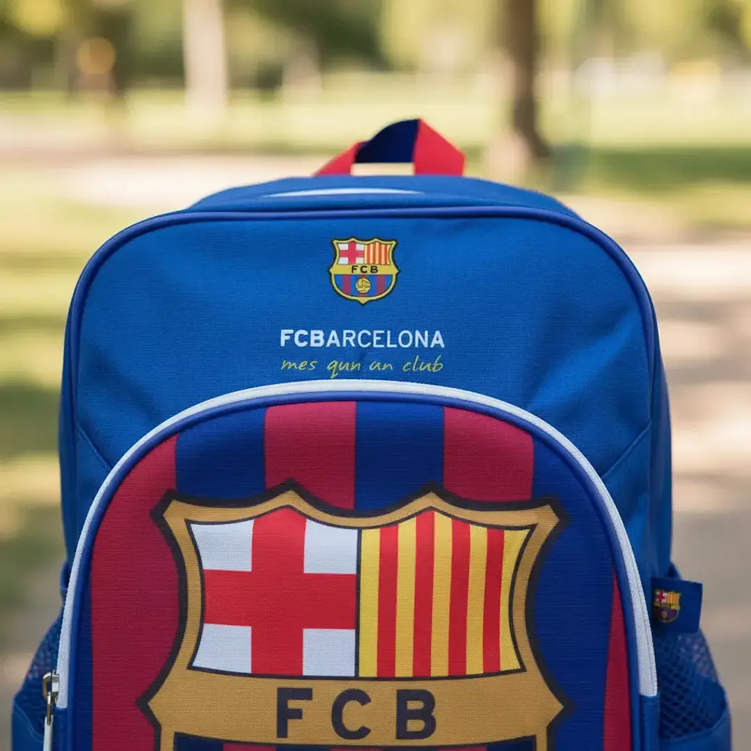 Mochila Futbol Barcelona Fc Niño Original 10