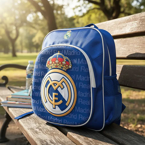 Mochila Futbol Real Madrid Niño Original