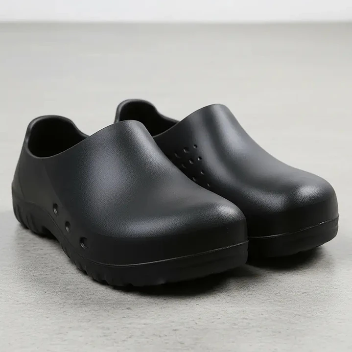 Zapato Zueco Antideslizante Cocina de Seguridad Punta Acero 2