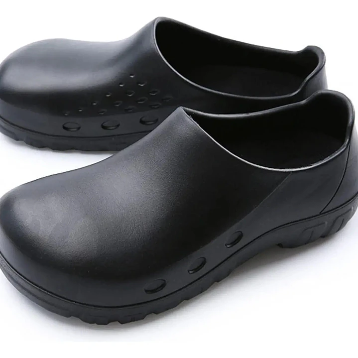 Zapato Zueco Antideslizante Cocina de Seguridad Punta Acero 5