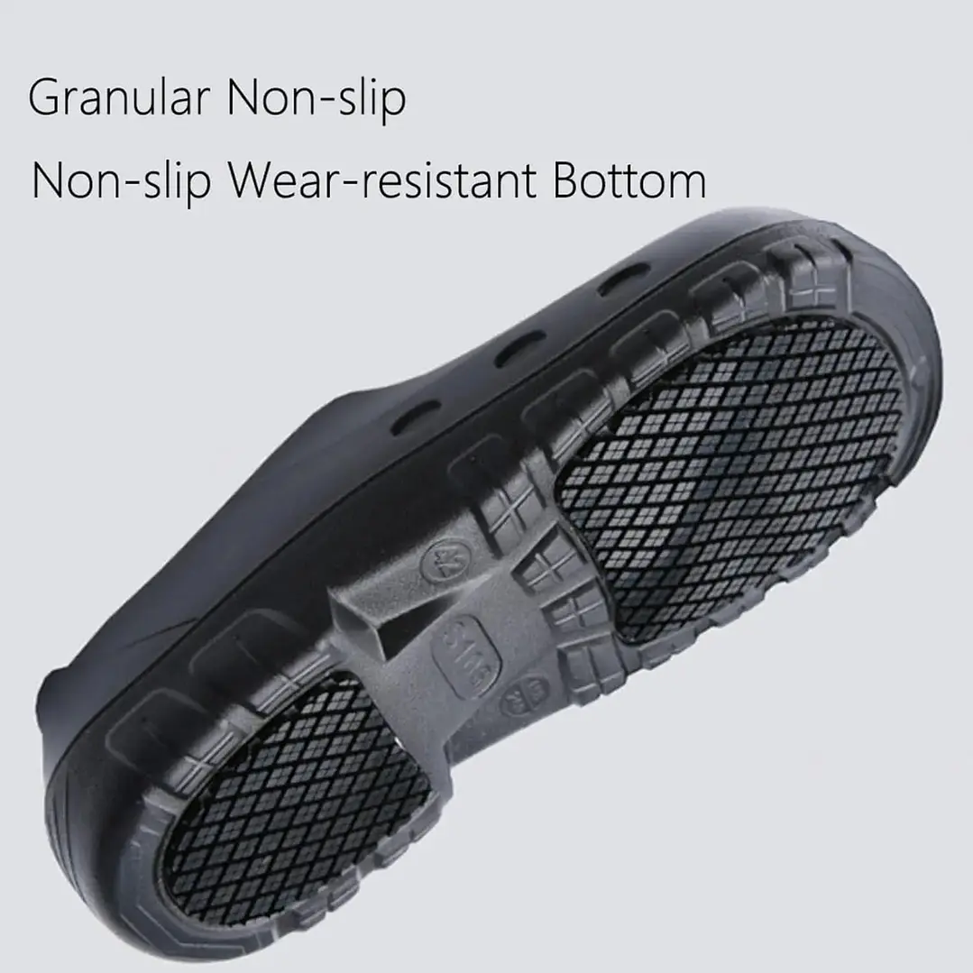Zapato Zueco Antideslizante Cocina de Seguridad Punta Acero 7
