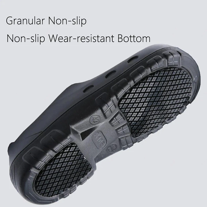 Zapato Zueco Antideslizante Cocina de Seguridad Punta Acero 7