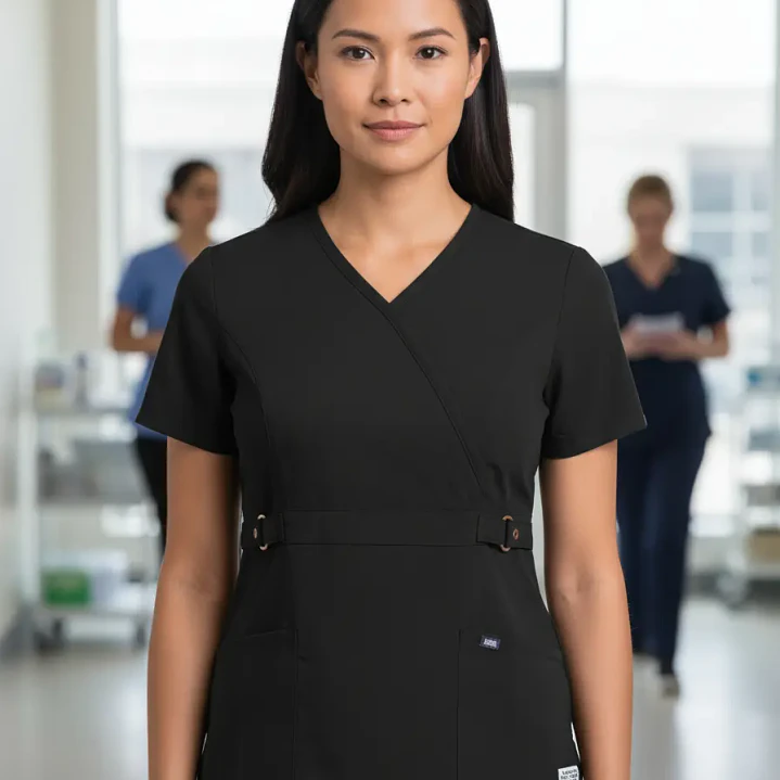 Conjunto Polera Y Pantalón Clinico Negro 1