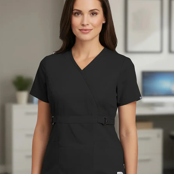 Conjunto Polera Y Pantalón Clinico Negro 2
